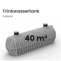 40 m³ Trinkwassertank