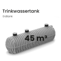 45 m³ Trinkwassertank