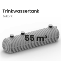 55 m³ Trinkwassertank