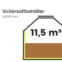 11,5 m³ Sickersaftbehälter