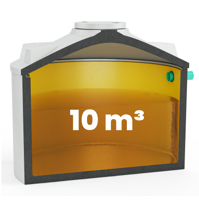Silagesickersaft Behälter mit 10 m³