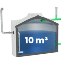Löschwasserbehälter 10000l – Grundbehälter