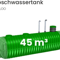Löschwassertank BALOO 45 m³